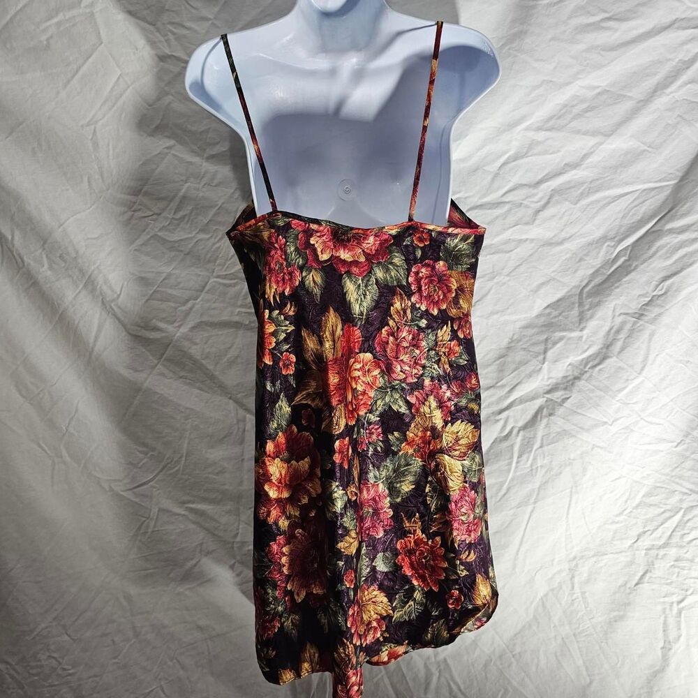 Vintage 90s whimsigoth cottage core floral slip dress - Picture 3 of 4